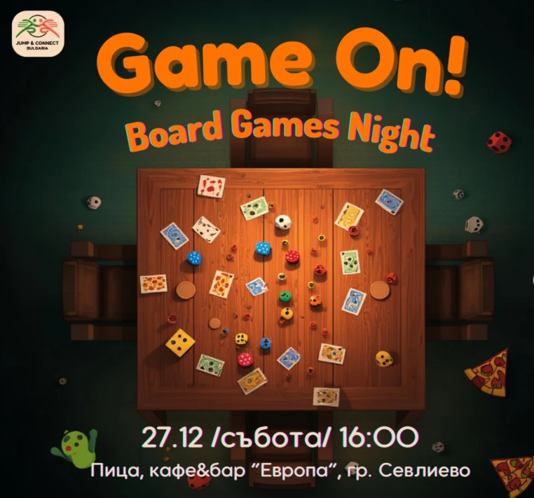 Game on! Board games night!